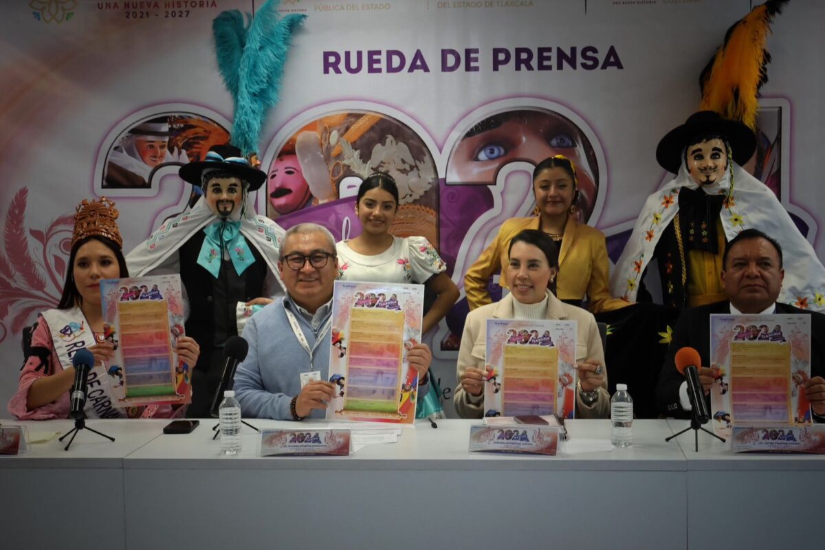 Programa de carnaval Tlaxcala 2024.