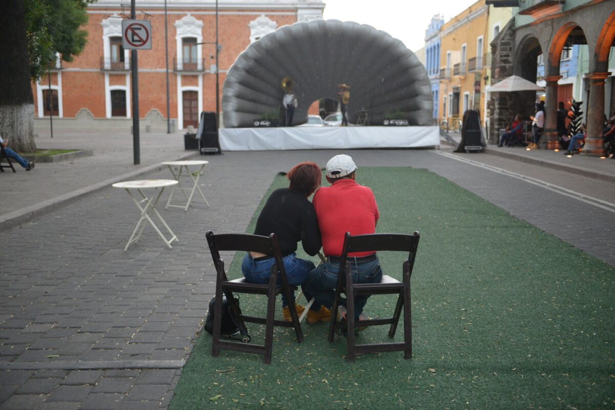 “Disfruta tu Centro Histórico” en el que a pesar de la llovizna asistieron