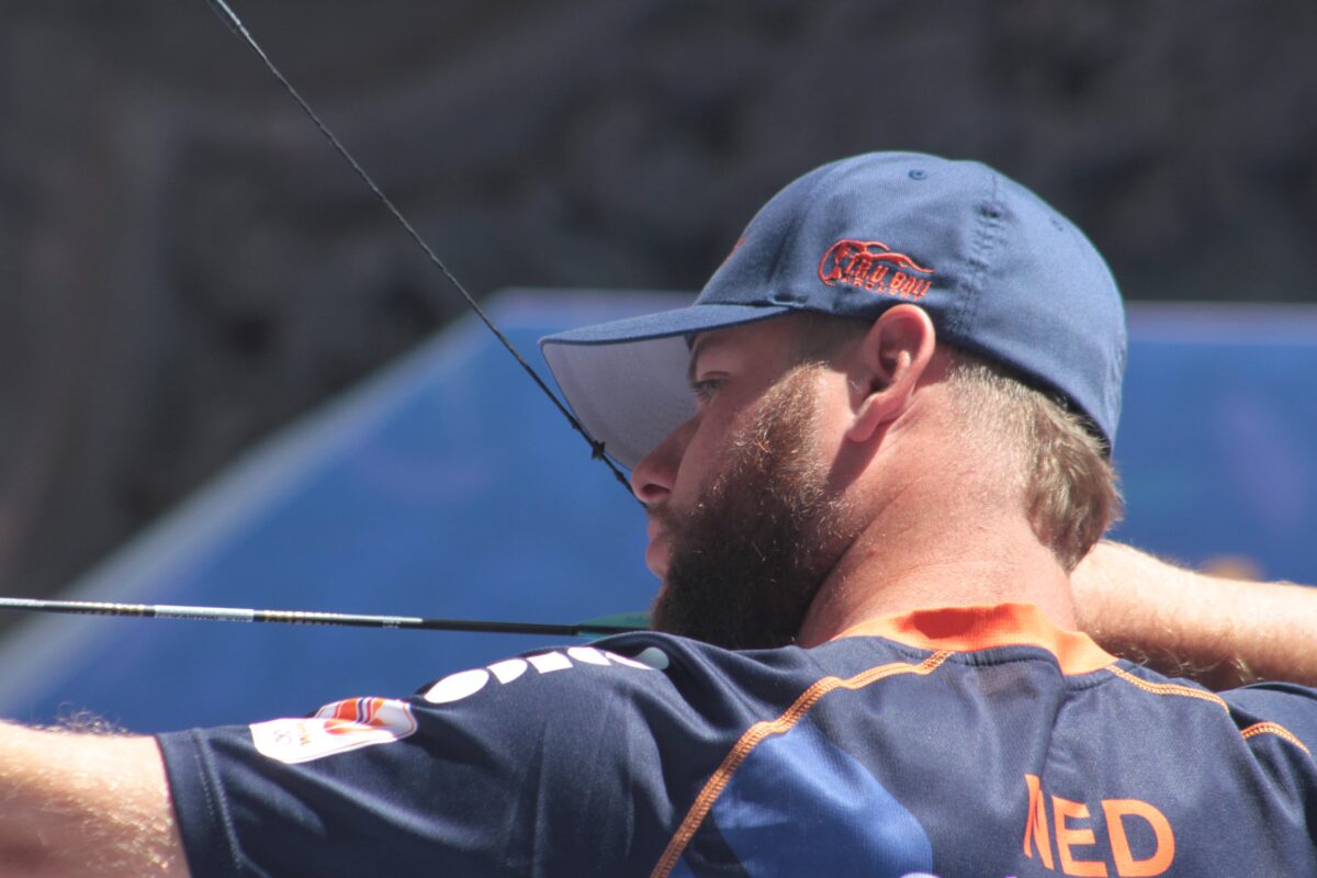 James Lutz, se proclamó campeón este día en la final de Copa Mundial de tiro con arco