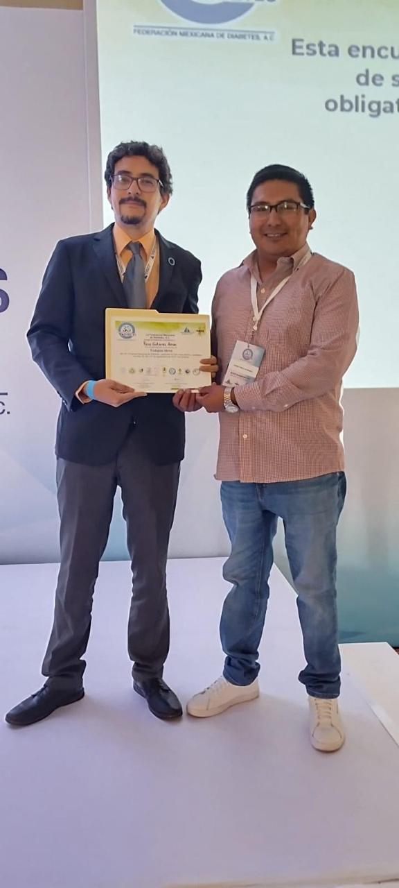 Ganan investigadores del CTBC primer lugar   en el XXXIII Congreso Nacional de Diabetes