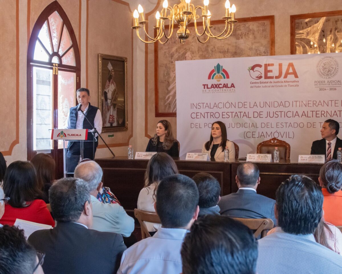 Acercan la justicia a los ciudadanos el Ayuntamiento de Tlaxcala y el Poder Judicial del Estado a través del CEJA Movil