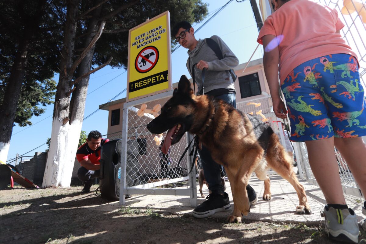 Inauguración de la área exclusiva para mascotas en el Parque Hundido