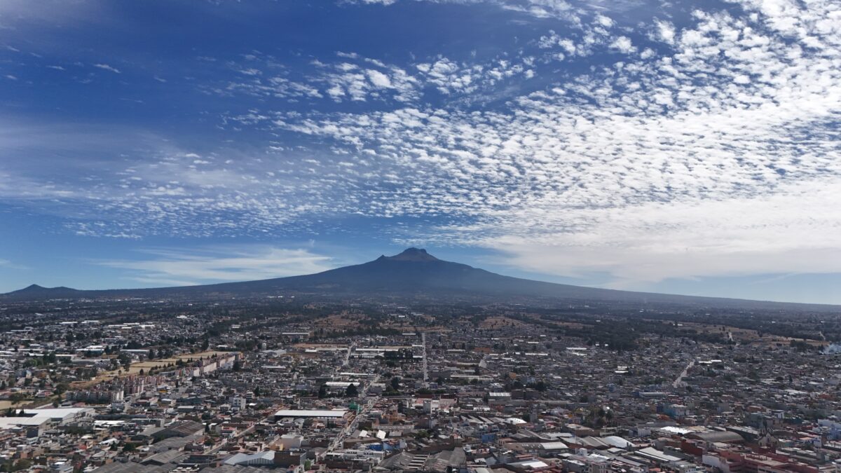 Vista de las ciudad de Santa Ana Chiautempan